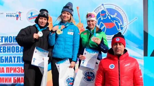 Биатлонисты закрыли сезон медалью в Красноярске