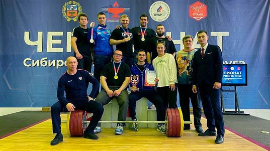 Штангисты завоевали медали чемпионата и первенства Сибири