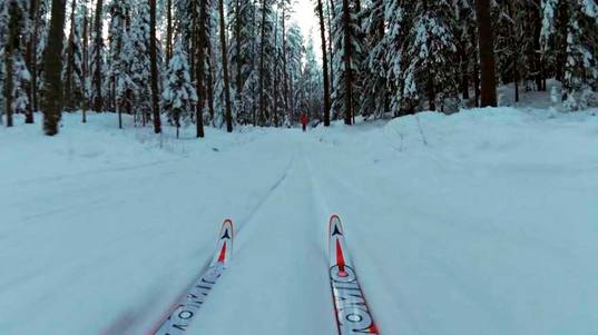 В декабре пассажиры пригородных поездов могут бесплатно провозить сноуборды и лыжи