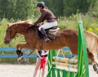 Екатерина Рякина победила на Кубке области по конному спорту