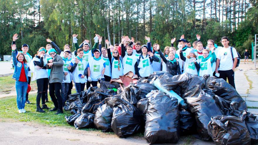 В районах Томской области прошли чемпионаты по спортивному сбору мусора