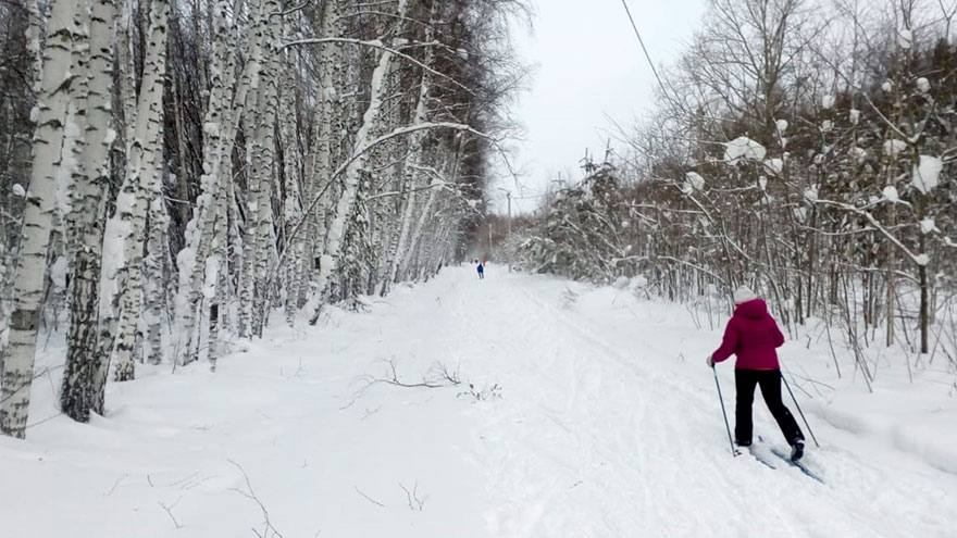 Освещенные лыжные трассы открылись в Томске