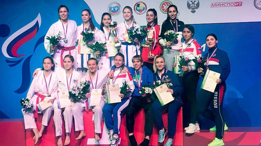 Томская каратистка завоевала бронзу в командном турнире чемпионата РФ