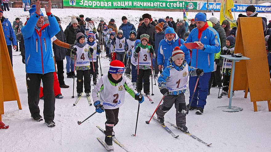 Томич победил на первенстве дошкольников  в Новосибирске «Лыжня зовёт!»  