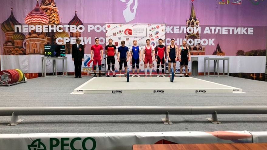 Новые медали чемпионата РФ среди студентов по тяжелой атлетике