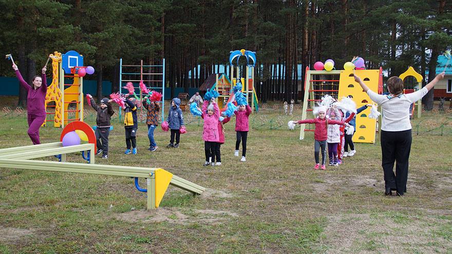 В детском саду Нового Васюгана появилась спортплощадка