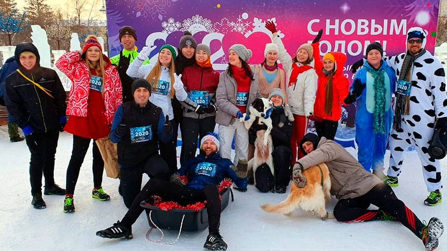 Мэр дал старт новогоднему забегу «Сердце Сибири»
