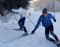 Сельчане выйдут на лыжню и сыграют в хоккей