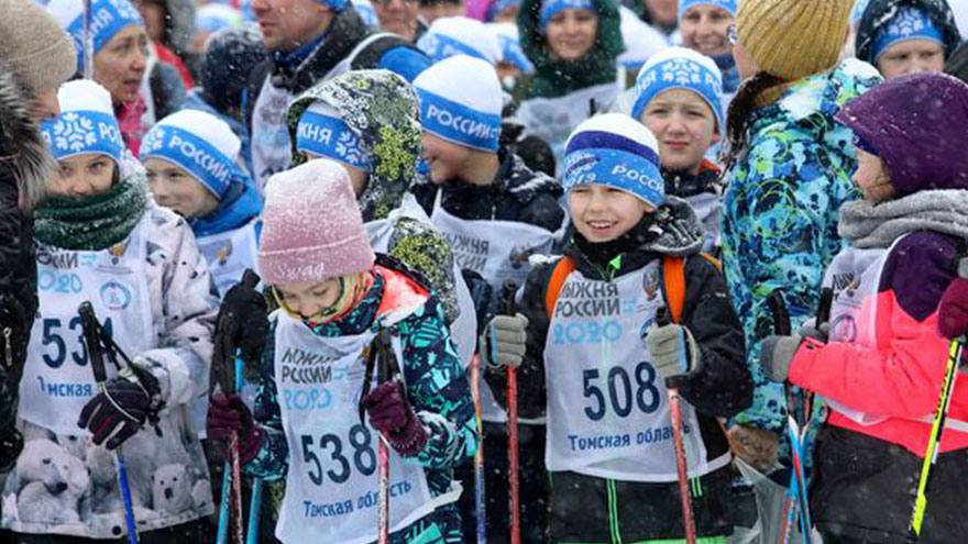 В «Лыжне России» приняли участие более 2,5 тысяч томичей