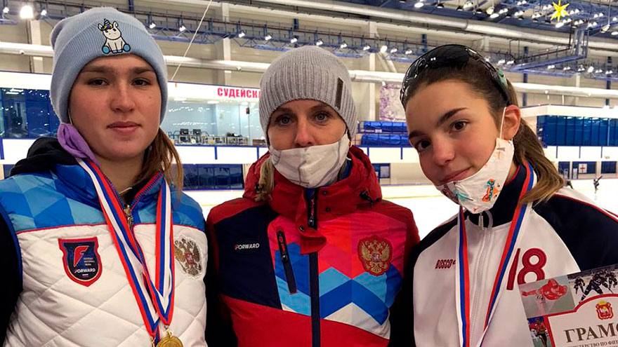 Конькобежцы отличились на всероссийском турнире 