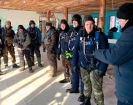Тренировочные сборы томских парашютистов