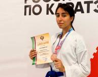 Томичка завоевала медаль на чемпионате России по карате