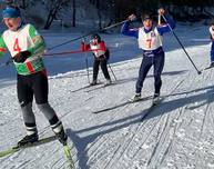 Титулованные рафтеры разыграли медали в лыжных гонках