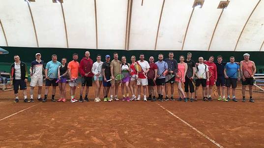 Александр Денисевич и Анна Кулеш выиграли парный теннисный турнир