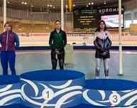 Томская конькобежка выиграла полный комплект медалей на первенстве РФ