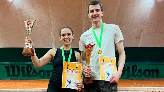 Дмитрий Колтунов и Ирина Гетман выиграли парный теннисный турнир  