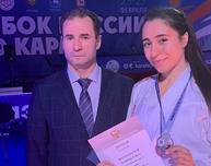 Томская каратистка стала призером Кубка России