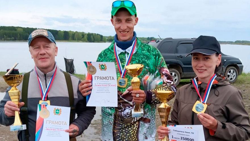 Виталий Гриннинг стал чемпионом Томской области по ловле спиннингом с берега