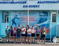 Томские биатлонисты проводят сборы в Новосибирске