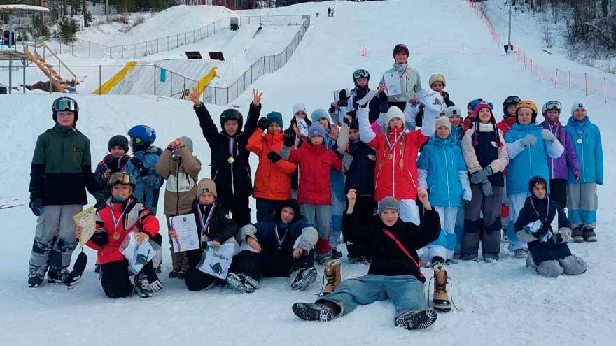 Фристайлисты разыграли медали первенства города