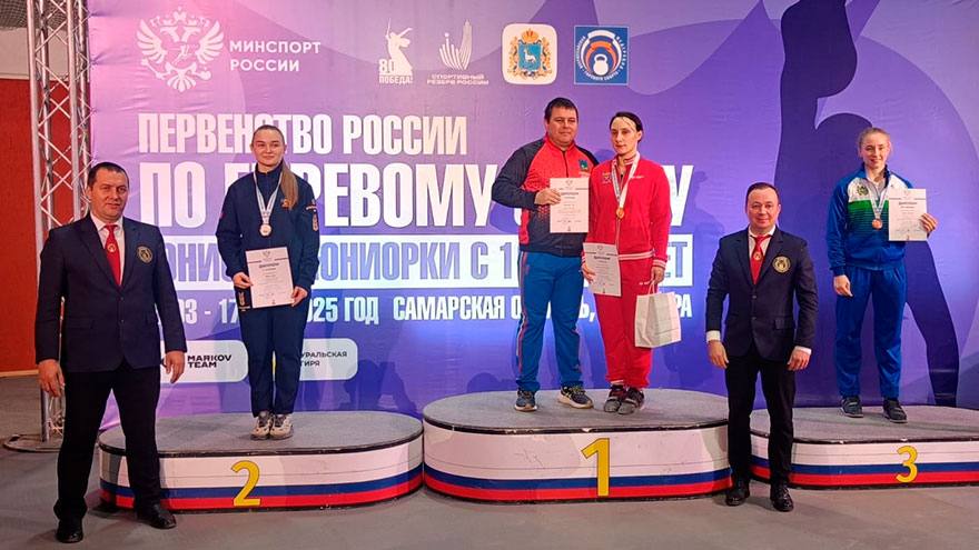 Очередные медали томских гиревиков на первенстве России