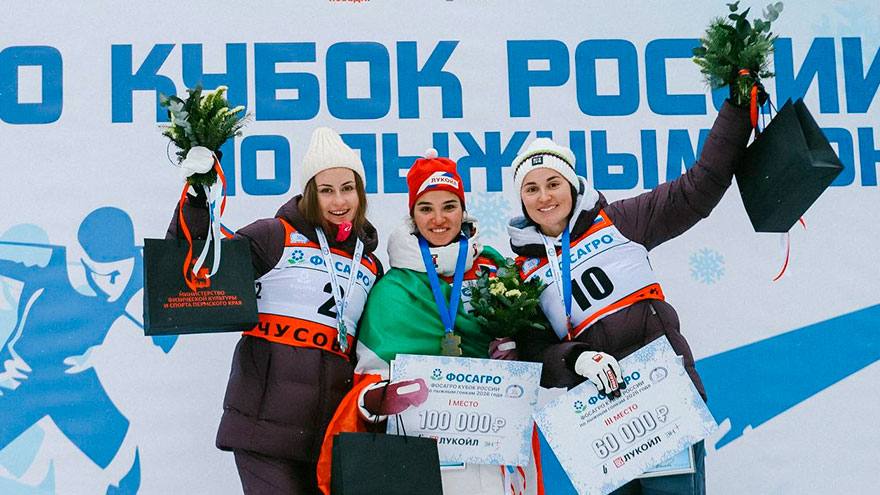 Очередное серебро томской лыжницы на Кубке РФ