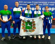 Гиревики взяли медали на Спартакиаде учащихся России
